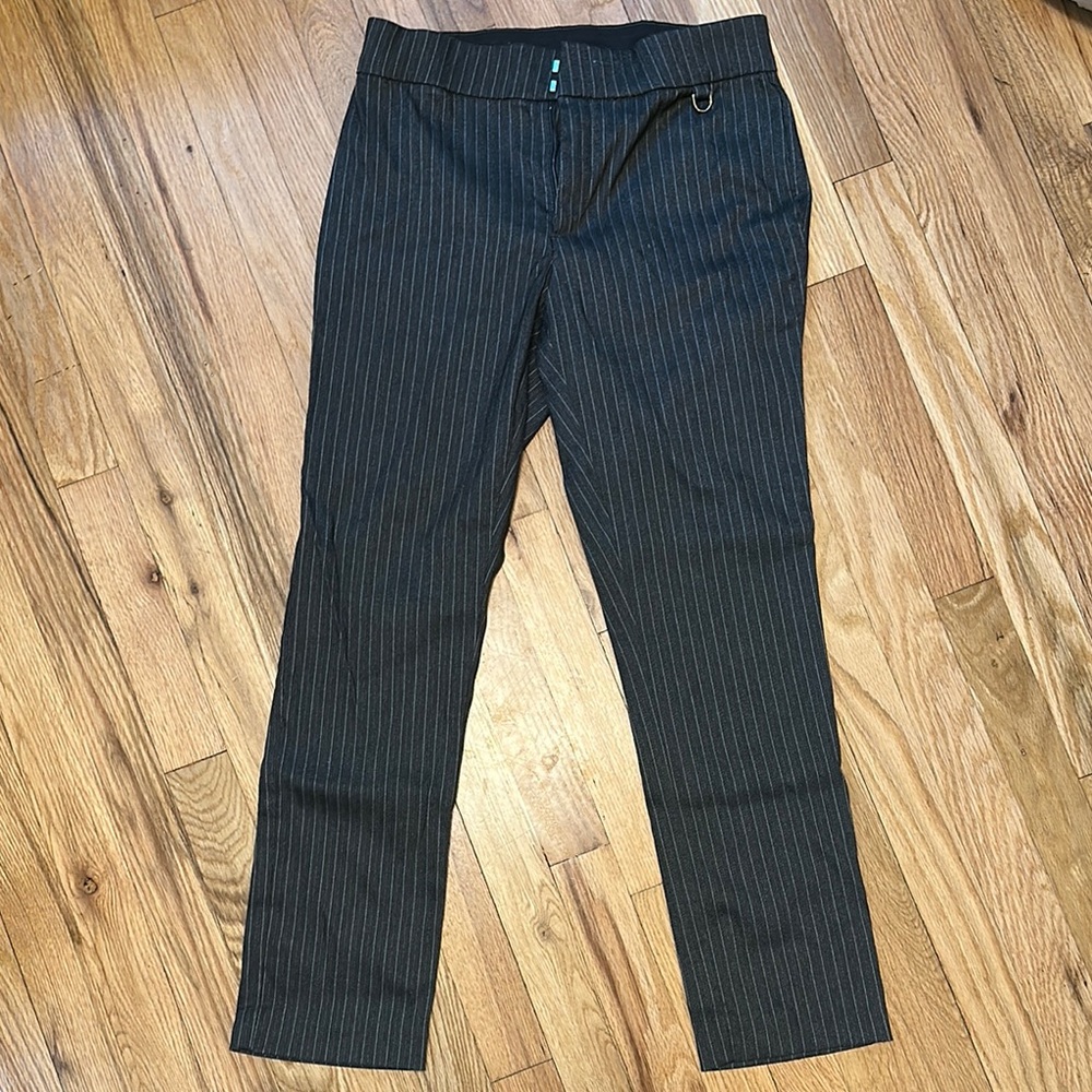 Black Pinstripe Pants